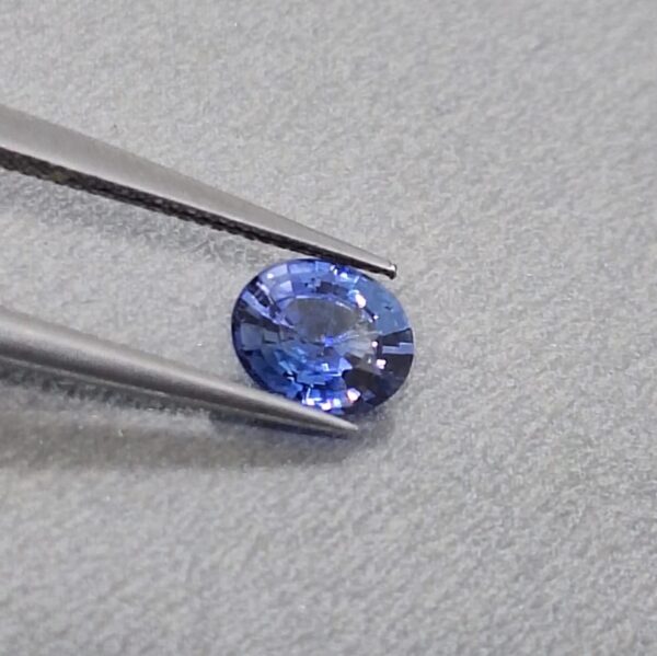 Blue Sapphire Natural 0.74 Cts. | Certified | Shape Oval | Sri Lanka - Image 6