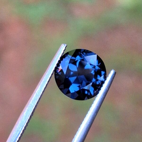 Cobalt blue Spinel |natural gemstone | 2.02 ct round cut | certified - Image 3