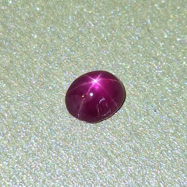 Natural Star Ruby-Ceylon Certified | Oval Cabochon 1.34 Cts. - Image 5