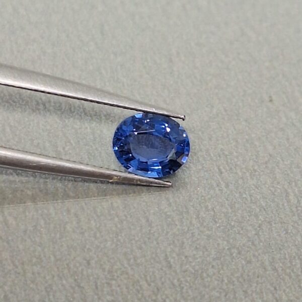 Cornflower Blue Sapphire- Natural untreated | Oval 1.05 cts. - Image 7