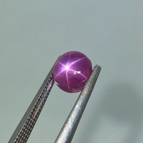 Natural Star Ruby-Ceylon Certified | Oval Cabochon 1.76 Cts. - Image 8