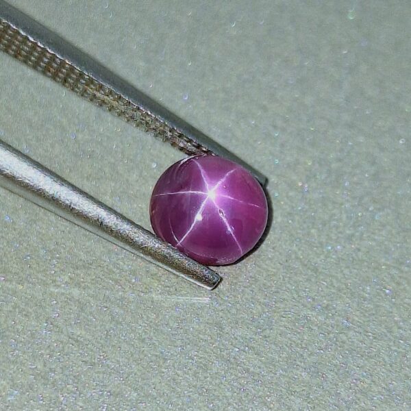 Natural Star Ruby-Ceylon Certified | Oval Cabochon 1.76 Cts. - Image 6