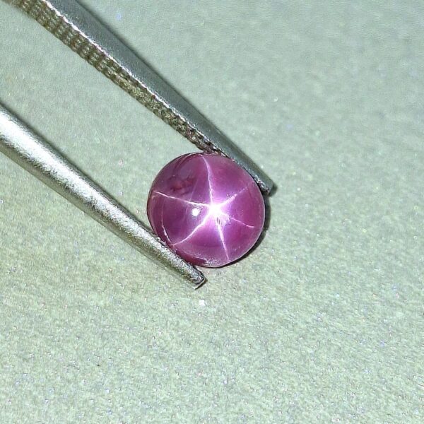 Natural Star Ruby-Ceylon Certified | Oval Cabochon 1.76 Cts. - Image 2